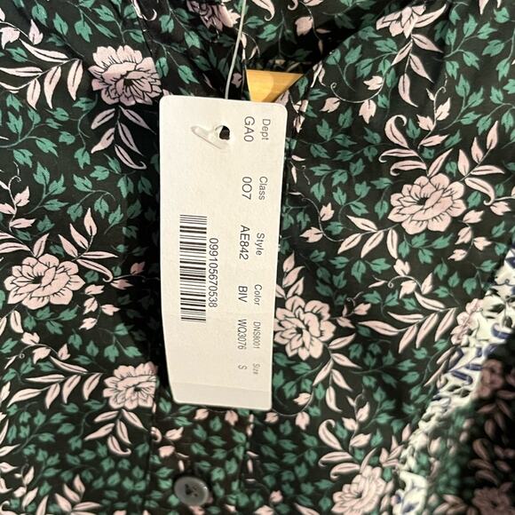 NWT JCrew X Liberty London floral long sleeve cotton blouse Coquette Cottage - Picture 8 of 9